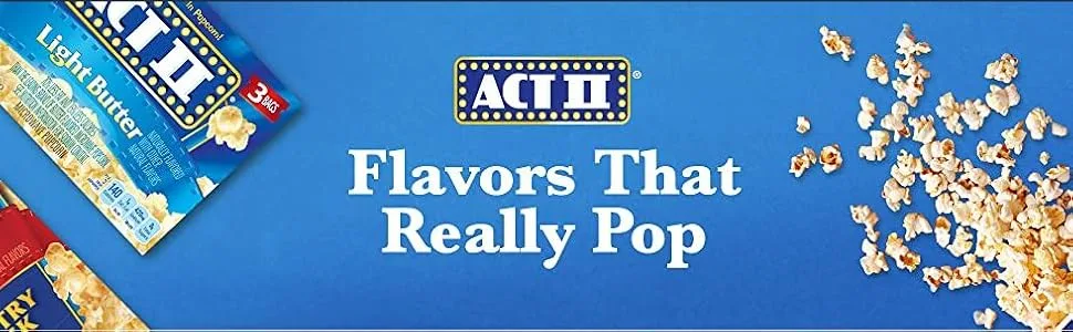 ACT II Butter Microwave Popcorn, 3-Count, 1.6-oz. Mini Bags (Pack of 12) 1.58 Ounce (Pack of 36) - product information 2