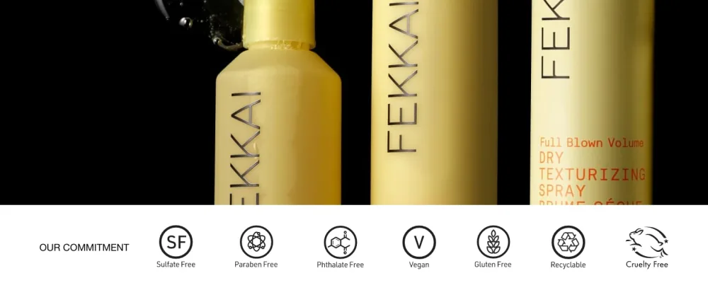 FEKKAI Extend and Refresh Trio Bundle - Includes Full Blown Volume Texturizer (5.5 oz) Clean Stylers Volume Lock Hairspray (7 oz) + Apple Cider Detox Scrub (2 oz) - Vegan Cruelty-Free - Fekkai