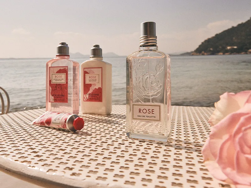 L'OCCITANE Eau de Toilette: Cherry Blossom Rose Neroli & Orchidee Citrus Verbena Verbena Fragrance - Rose Collection