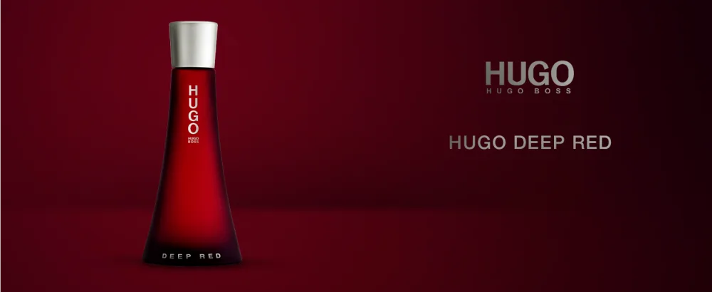 Hugo Boss Deep Red Eau de Parfum for Women - Notes of Clementine Sandalwood and Vanilla 3 Fl Oz (Pack of 1) - HUGO Deep Red Eau de Parfum - Fragrance for Women 1.6 fl.oz.