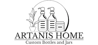 Artanis Home Silkscreened Empty Shower Bottle Set for Shampoo, Conditioner, and Body Wash, Cosmo/Bullet 16 oz 3-Pack, White (Black Pumps) - Artanis Home