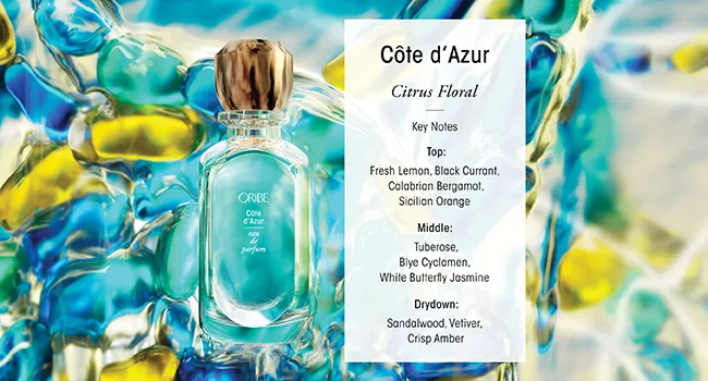 Oribe Cote d'Azur Eau de Parfum 2.5 Fl Oz (Pack of 1) - eau de parfum