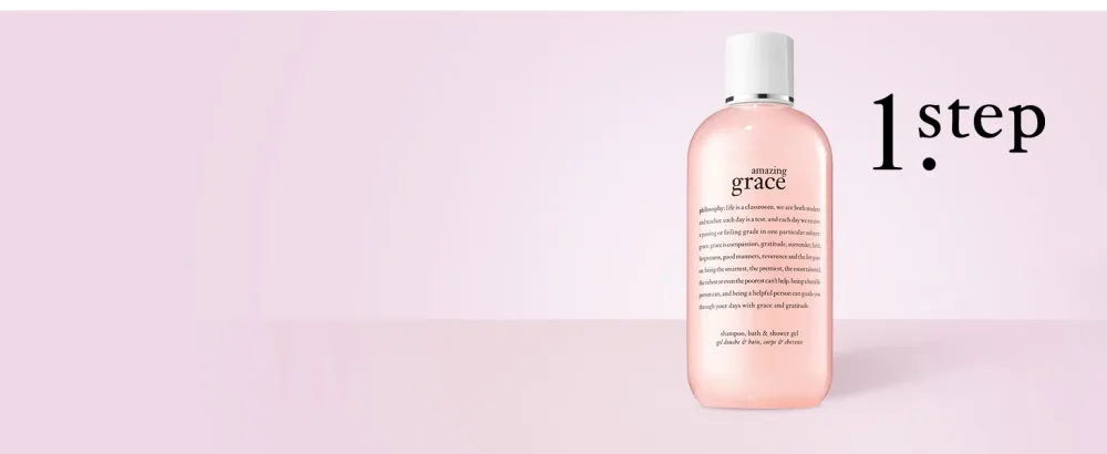 philosophy amazing grace eau de toilette bundle - Full Size & Travel Size with notes of bergamont lily and musk - Amazing Grace EDT
