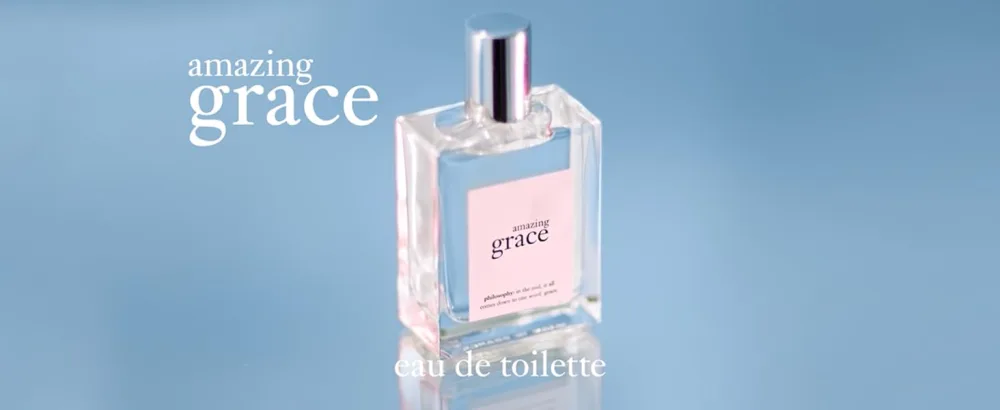 philosophy amazing grace eau de toilette bundle - Full Size & Travel Size with notes of bergamont lily and musk - grace edt