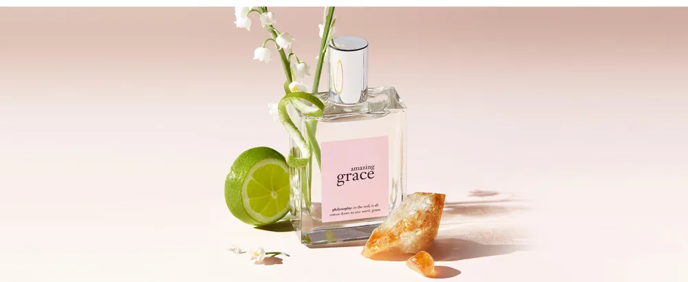philosophy amazing grace eau de toilette bundle - Full Size & Travel Size with notes of bergamont lily and musk - philosophy amazing grace eau de toilette, 2 Fl. Oz.