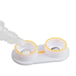 KISEER 15 Pack Clear Cute Contact Lens Case Box Holder Container Storage Kit - product information 5
