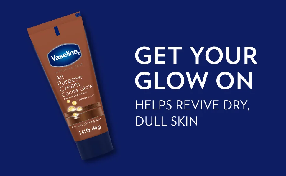 Vaseline Cocoa Butter Cream 6-Pack and Dove Men Clean Comfort Deodorant 4-Pack Bundle 1.41 FL Oz and 1.7 Fl Oz Glow + Roll on Deodorant - product information 1