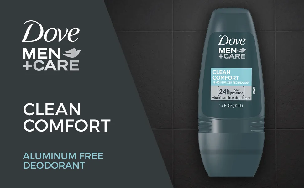 Vaseline Cocoa Butter Cream 6-Pack and Dove Men Clean Comfort Deodorant 4-Pack Bundle 1.41 FL Oz and 1.7 Fl Oz Glow + Roll on Deodorant - product information 3