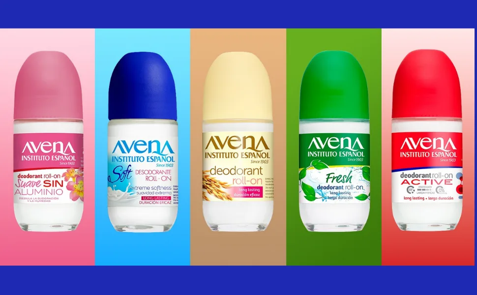 Avena Instituto Espa ol Deodorant Roll-On Active Long-Lasting Non-Alcohol 2-Pack of 2.53 FL Oz each 2 Bottles Tea Tree 1 Count (Pack of 2) - Avena Deodorant