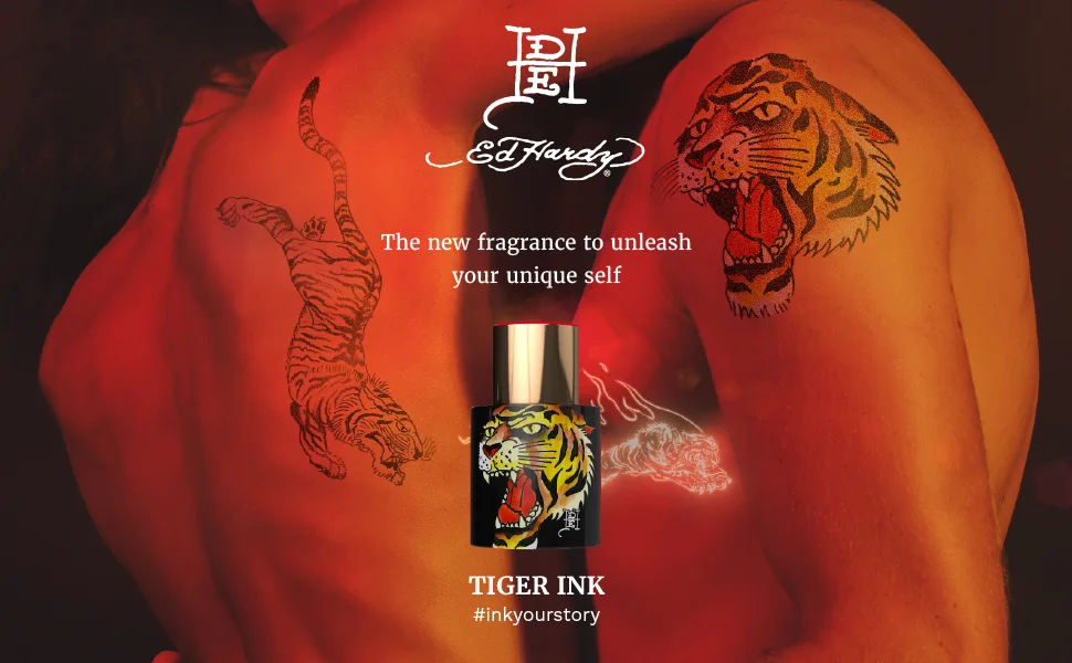 Christian Audigier Ed Hardy Tiger EDP Spray Men 1 oz 1 Ounce (Pack of 1) Perfume 1.0 Oz - Tiger Ink