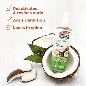 Palmer's Coconut Oil Formula Moisture Boost Curl Refresher Spray 8.5 Ounce (Pack of 2) 8.5 Fl Oz (Pack of 2) - product information 3