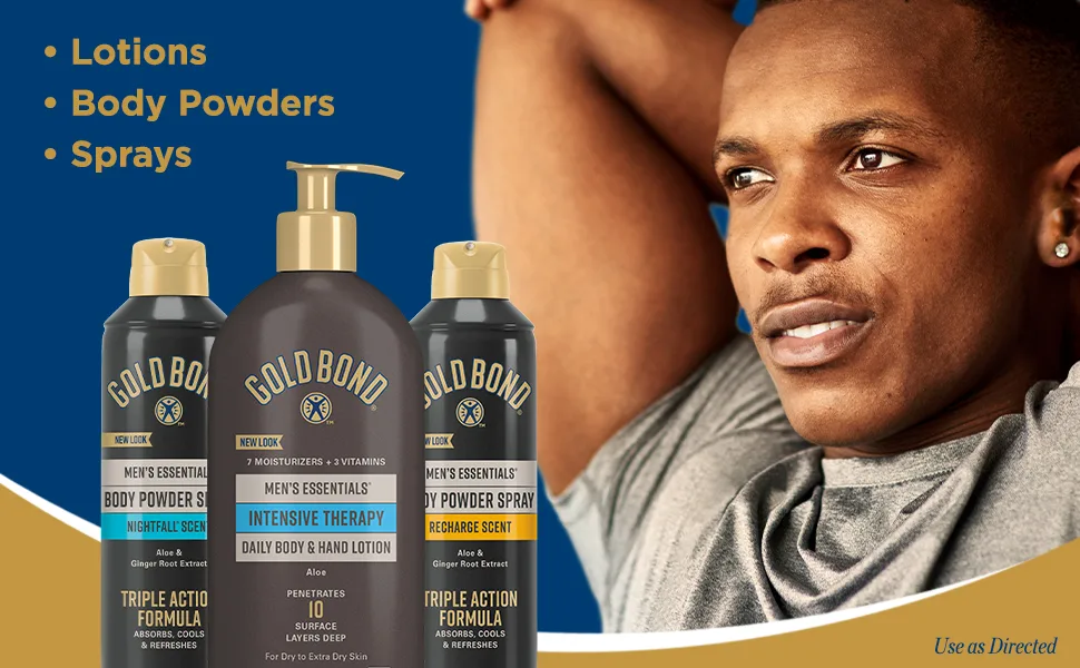 Gold Bond Clear & Men's Body Powder Sprays 7 oz Absorb Odor & Wetness Cooling Sensation Spray + Powder Spray 7 oz. - product information 7
