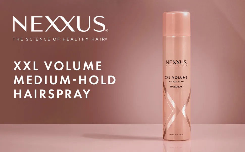 Nexxus Medium-Hold Hairspray XXL Volume for Sky-High Volume & 48H Frizz Control with StyleProtect Technology 10 oz - module 1