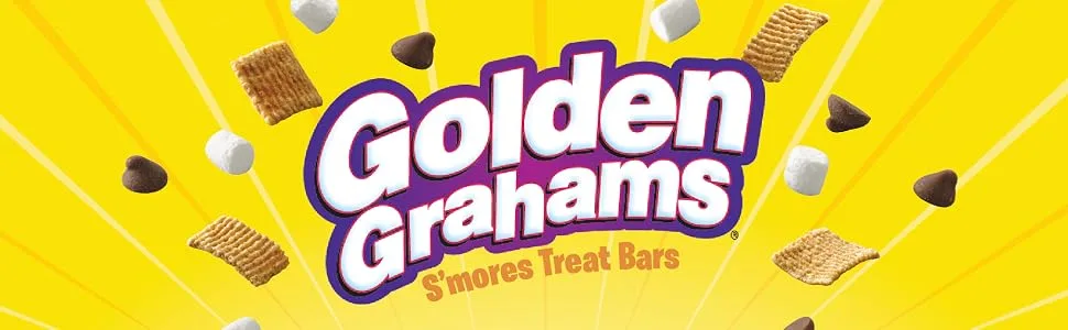 Golden Grahams S'mores Chocolate Marshmallow Breakfast Bars, 16 Bars (Pack of 4) - Golden Grahams S