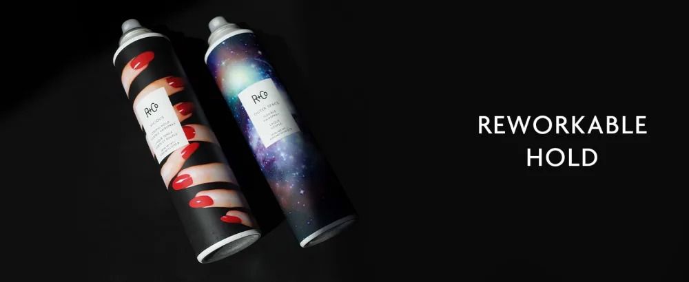 R+Co Vicious Strong Hold Flexible Hairspray 2 Fl Oz (Pack of 1) - reworkable hold