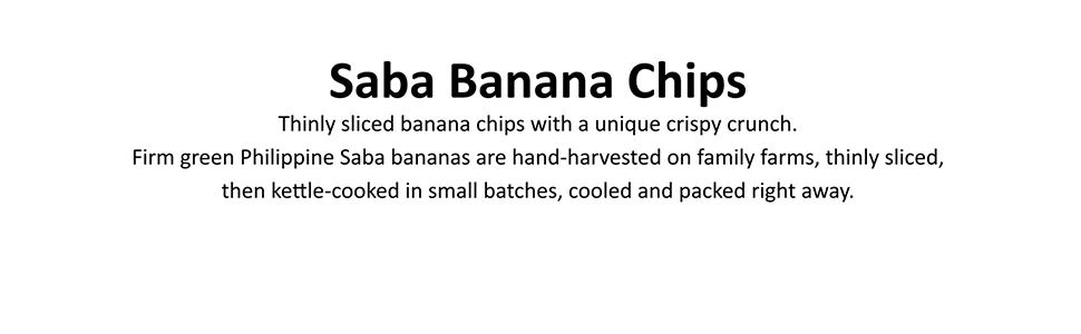 Sun Tropics Island Saba Banana Chips, Original, 4 oz (6 Pack), Vegan, Gluten Free, Non GMO, Made with Coconut Oil, Crispy Fruit Snacks - product information 2
