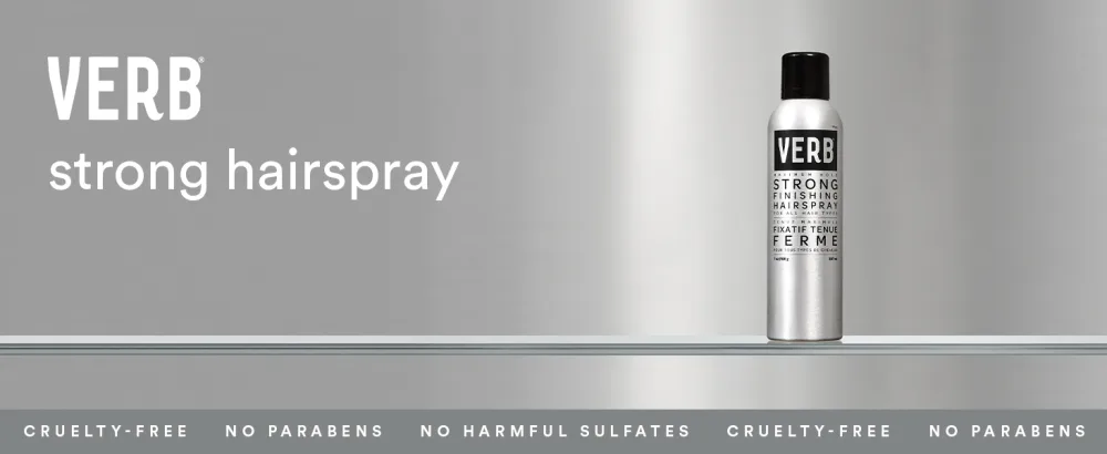VERB Strong Finishing Hairspray - strong hairspray bottle