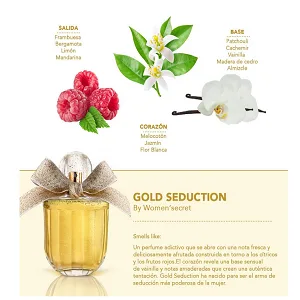 Women Secret Gold Seduction Eau De Parfum 3.4 Ounce - Image