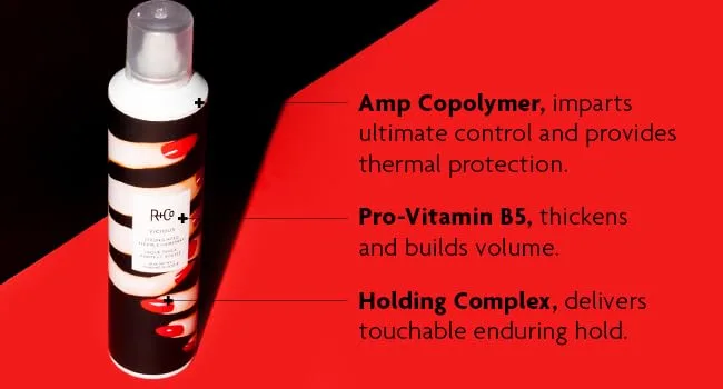 R+Co Vicious Strong Hold Flexible Hairspray 9.5 Fl Oz (Pack of 1) - benefits