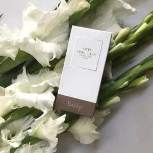 Tulip Amber Vanilla Bean Eau de Parfum - Amber Vanilla Bean Box with Gladiolas