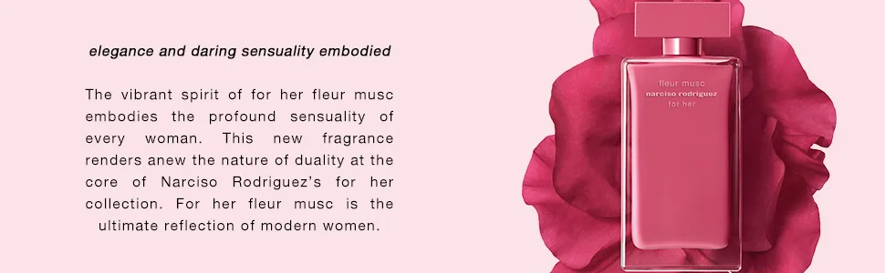 Narciso Rodriguez Fleur Musc for Her Eau De Parfum Spray 1.6 Ounce Multi Floral Musk 1 Fl Oz (Pack of 1) - product information 2