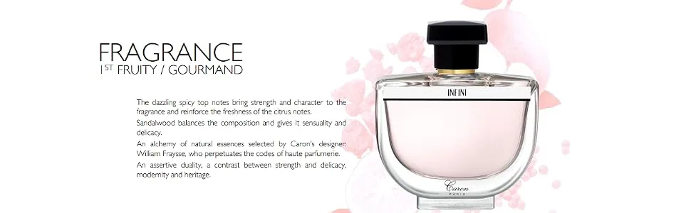 CARON PARIS Infini Eau de Perfum 3.3 Fl oz - Caron Paris Infini - Eau de Parfum Spray 100ml/3.3oz