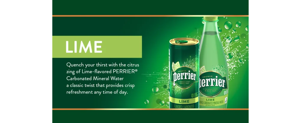 Perrier L'Orange Flavored Sparkling Water, 11.15 FL OZ Cans (24 Count)8 CANS(Pack of 3) - Perrier refreshing lime carbonated water