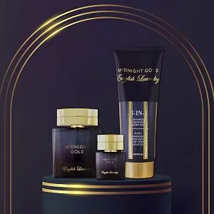 English Laundry Midnight Gold Eau de Parfum 3 Piece Gift Set 3.4 fl. oz. - Gift Set Content