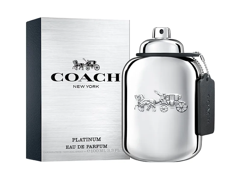 Coach Platinum For Men Eau de Parfum Spray 2.0 Fl Oz - platinum