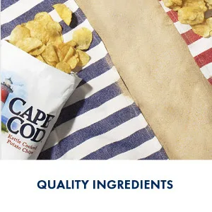 Cape Cod Potato Chips, Reduced Fat Kettle Cooked Chips, Variety Pack, 30 Count - Enjoying thick sliced potato chips made with quality ingredients