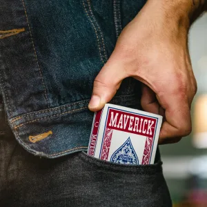 Maverick Playing Cards, Standard Index, 12 Pack Standard Index 12 Pack - Maverick playing cards cowboy