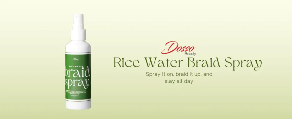 Rice Water Braid Spray Spray Moisturizer for Box Braids Twists & Locs Prevent Breakage & Moisturizes Scalp 100 ml 3.5 oz - Rice water braid spray