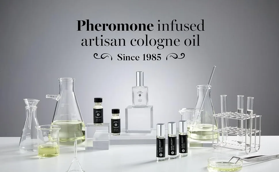 Pure Instinct Pheromone Infused Cologne Oil for Him 0.5 fl.oz (15 mL) Cedar Citrus Vanilla 1 Fl Oz (Pack of 1) - for him