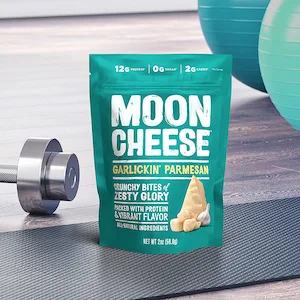 Moon Cheese Bites Bundle, Cheddar, White Cheddar, Parm, Gouda & Get Pepper Jacked, 2-Ounce, 10-Pack, Lunch or Snack 2 Ounce (Pack of 10) - low carb keto food with protein
