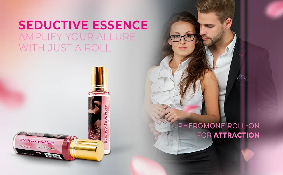 Seductive Essence Pheromone Roll-On for Women Confidence-Boosting Fragrance Subtle Attraction Pheromones Perfume Compact 15ml - Pheromone perfume for women