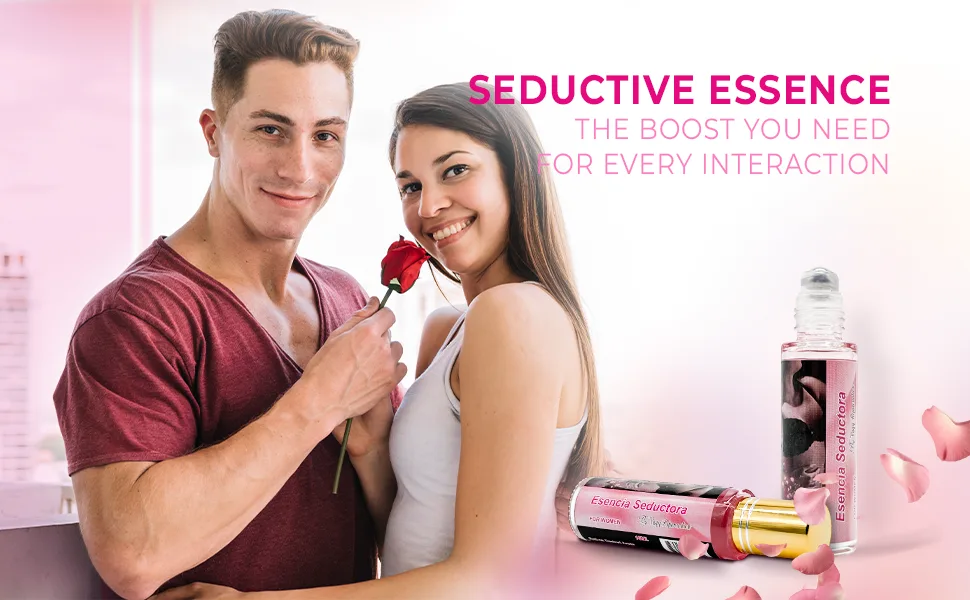 Seductive Essence Pheromone Roll-On for Women Confidence-Boosting Fragrance Subtle Attraction Pheromones Perfume Compact 15ml - Women