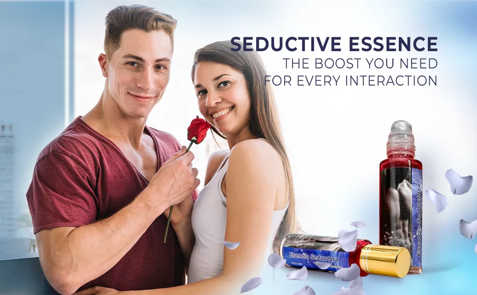 Seductive Essence Pheromone Roll-On for Men Confidence-Boosting Fragrance Subtle Attraction Pheromones Perfume Compact 15ml - Pheromone body mist for women