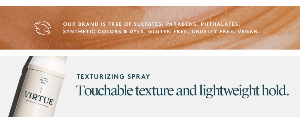 VIRTUE Texturizing Spray 5 Ounce (Pack of 1) - Texturizing Spray