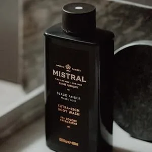Mistral Men's Cologne Salted Gin 3.4 Ounces - Mistral Pour Home Extra Rich Body Wash