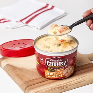 Campbells Chunky Soup, Smoked Turkey With White And Wild Rice Soup, 18.6 Ounce Can (Case Of 12) - Chunky microwavable bowl