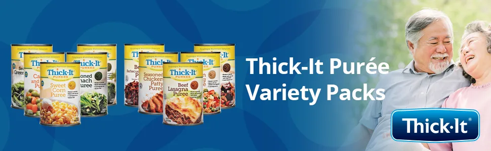 Thick-It Purees - Mixed Case - Vegetable (Variety Pack of 12) - puree