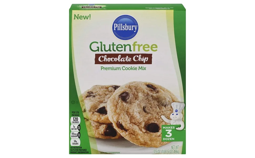 Pillsbury Gluten Free Chocolate Chip Cookie Mix, 17.5-Ounce (Pack of 12) - product information 2