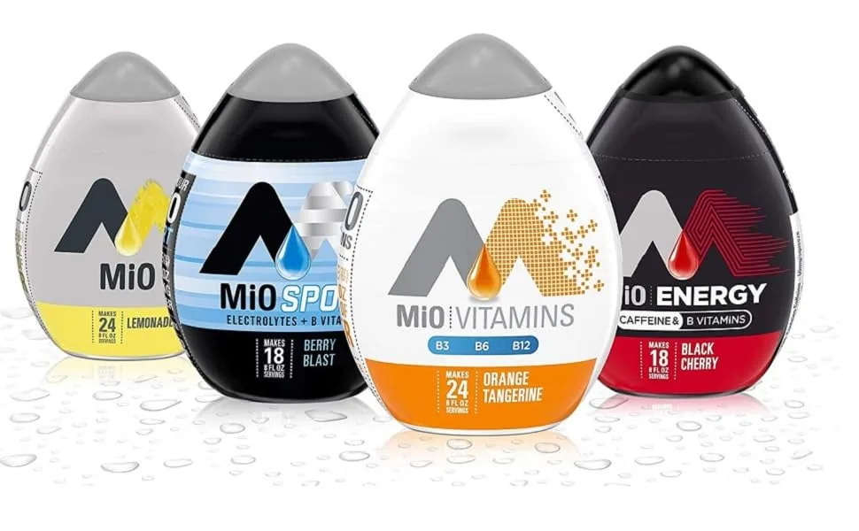MiO Energy Black Cherry Naturally Flavored Liquid Water Enhancer 8 Count 3.24 fl oz 3.24 Fl Oz (Pack of 8) - product information 1