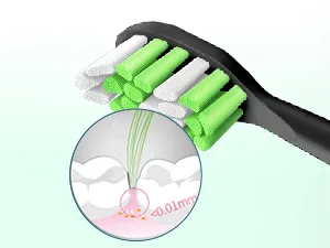 Aoremon Replacement Toothbrush Heads for Philips Sonicare DiamondClean, Black, Pack of 10 - effective clean