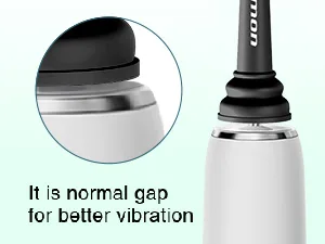 Aoremon Replacement Toothbrush Heads for Philips Sonicare DiamondClean, Black, Pack of 10 - fit Philips Sonicare toothbrush