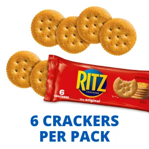 RITZ Original Crackers, 72 Snack Packs (4 Boxes) Original 18 Count (Pack of 4) - image