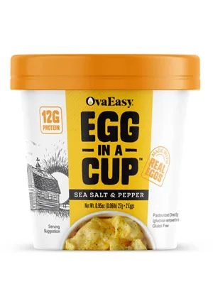 OvaEasy Egg in a Cup (Sea Salt & Pepper, 6 pack) Sea Salt & Pepper 6 pack - OvaEasy Egg in a Cup