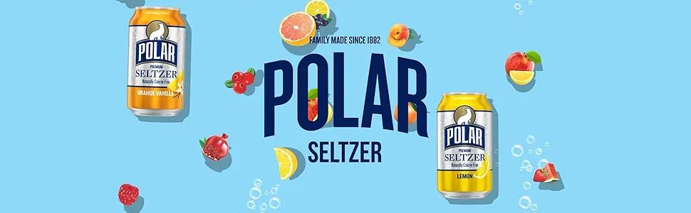 Polar Seltzer Water Black Cherry, 12 fl oz cans, 24 pack - Polar Sparkling Seltzer Water