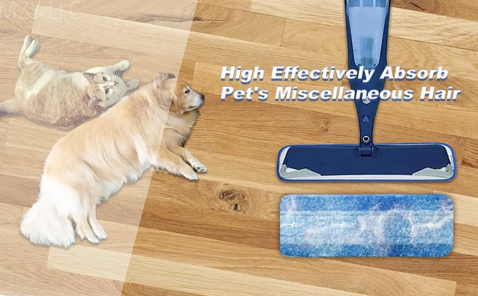 3 Pack for Bona Microfiber Cleaning Pad, Microfiber Mop Pads Compatible with Bona Mop for Bona Hardwood Floor Cleaner 18 Inch Normal Normal - mop pads
