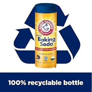 Arm & Hammer Baking Soda Shaker, 12 Oz, Pack of 6 - 100% recyclable bottle environmentally responsible sustainability take care of our planet
